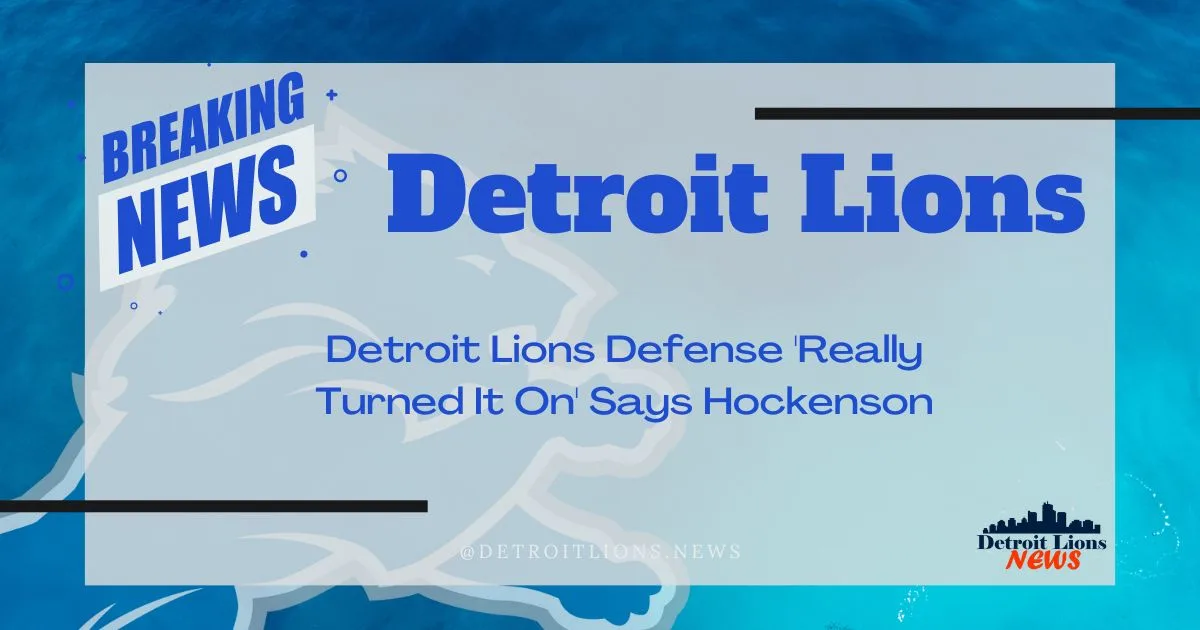 detroit lions defense